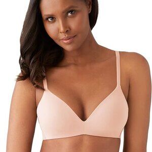 Wacoal How Perfect Wire-Free Bra | Size 36DD | Rose Dust | Comfortable T-Shirt